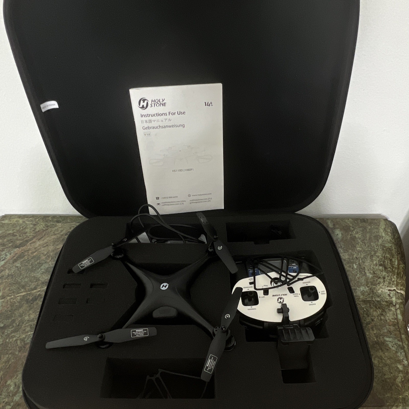 Holy Stone HS110D 1080P FPV Quadcopter Drone w/ Remote Controller & Carry Case