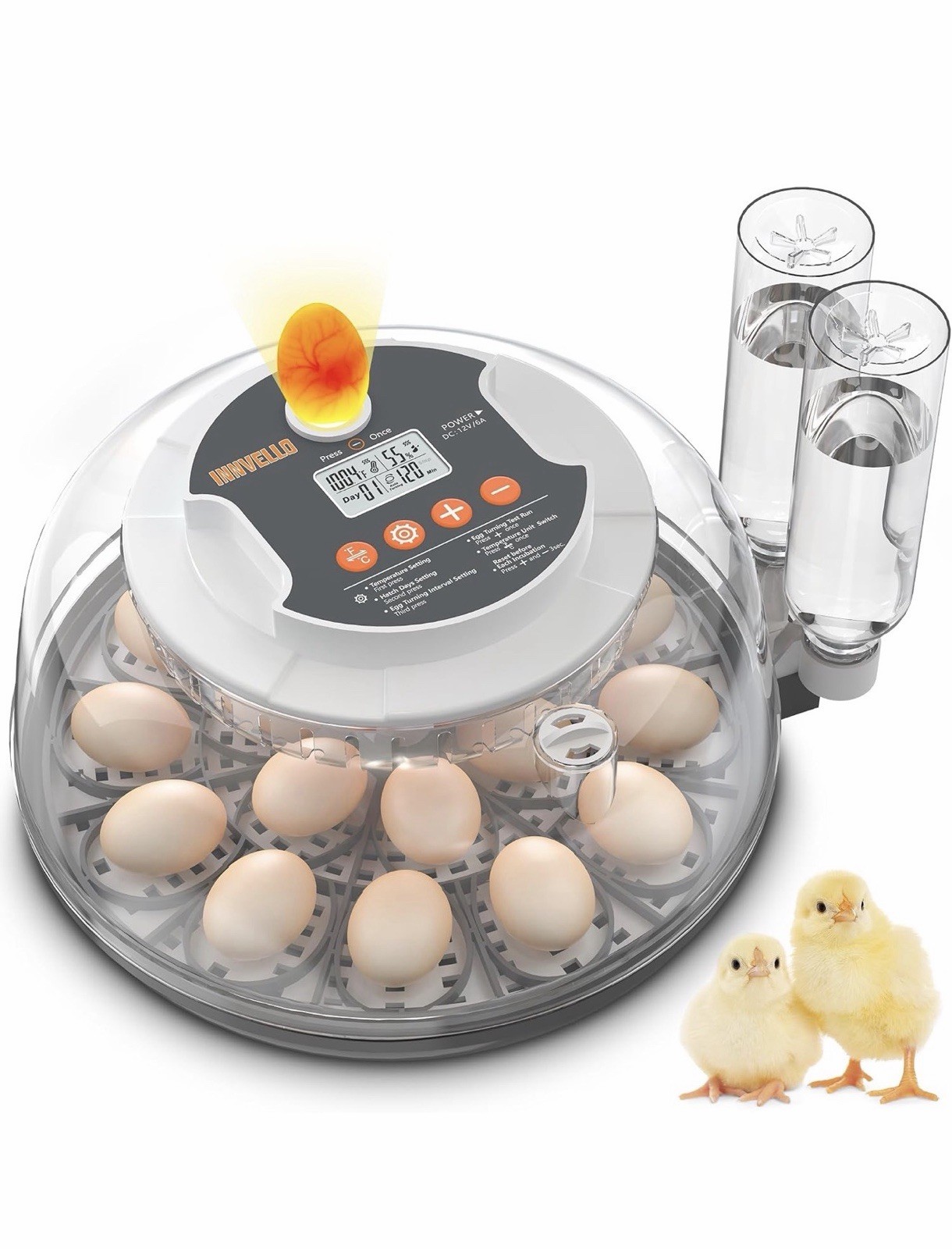 INNVELLO 18 Egg Automatic Incubator Turner Humidity Temperature Control