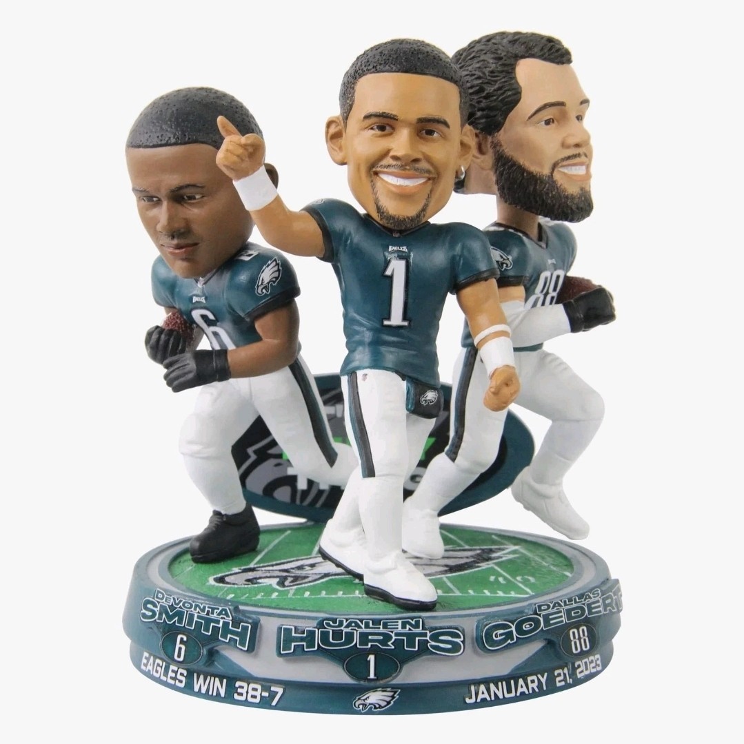 FOCO - EAGLES - IT'S A PHILLY THING! Bobble Head NIB HURTS,SMITH,GOEDERT65/72!!