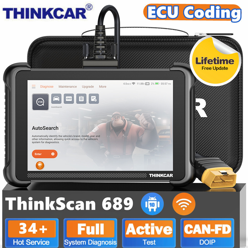 ThinkScan 689 Bidirectional Scanner Full System Auto Diagnostic Tool V.AG Guided