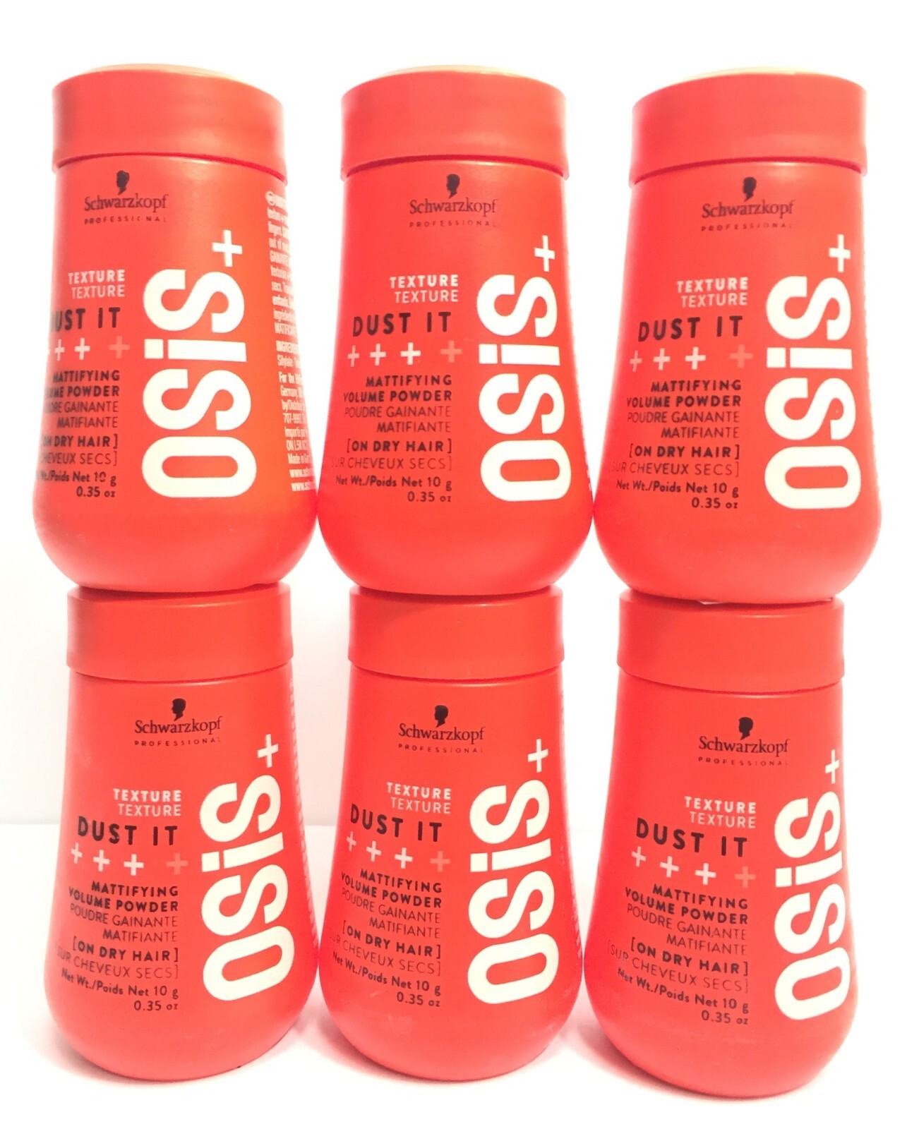 (6 PACK) Schwarzkopf Osis+ Dust It Mattifying Volume Powder, 0.35 oz