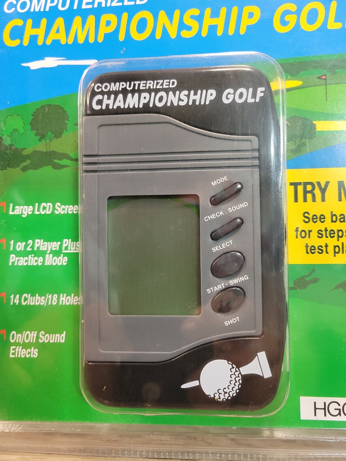 Vtg Spectra Computerized Champonship Golf Handheld Game NIP