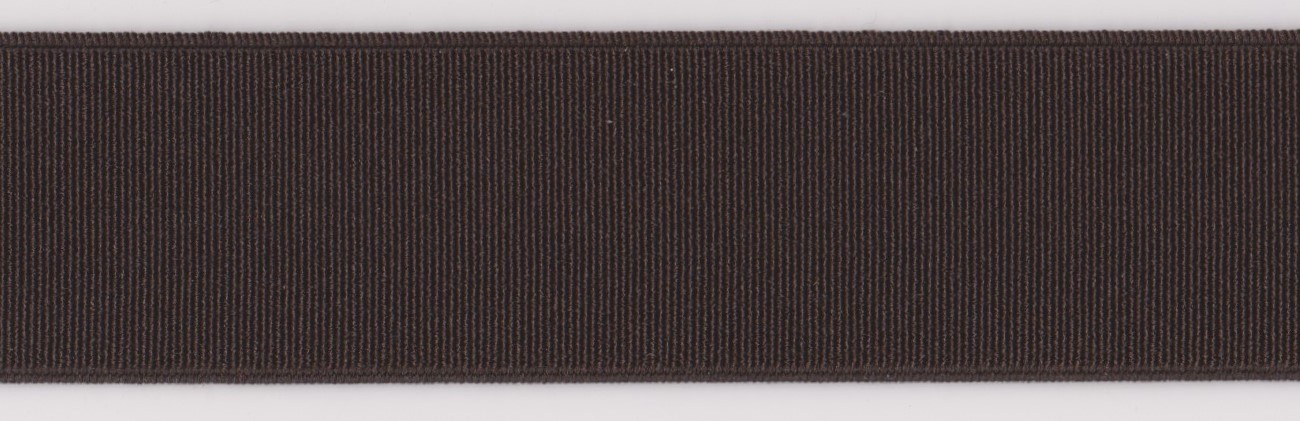 50mm Dark Brown Woven Elastic ( per metre )