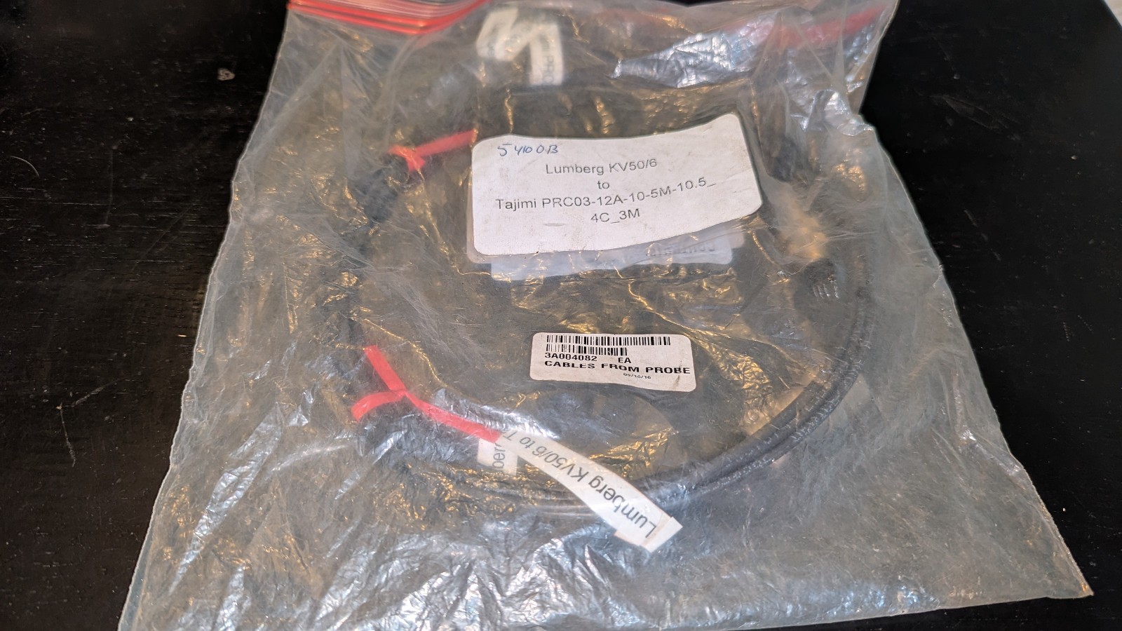 Probe Cable Lumberg KV50/6 to Tajimi PRC03-12A-10-5M-10.5_4C_3M NIB