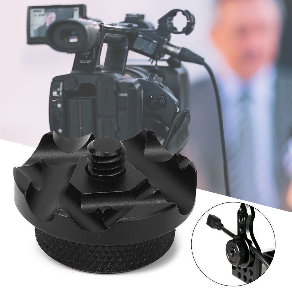 Aluminium Alloy Cage Round Wire Protection ClipFixator CableClamp for SLR Camera