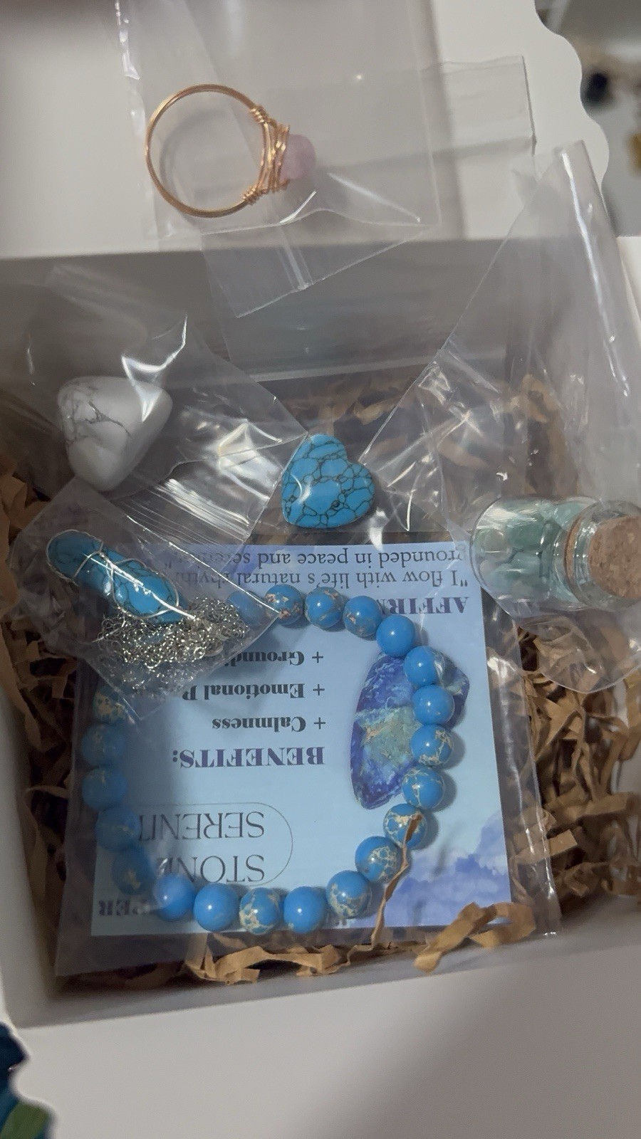 Turquoise Crystal Gift Box