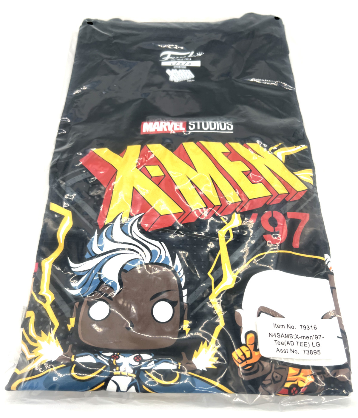 Funko X-Men '97  Black T-Shirt Large  Marvel Collector Corps