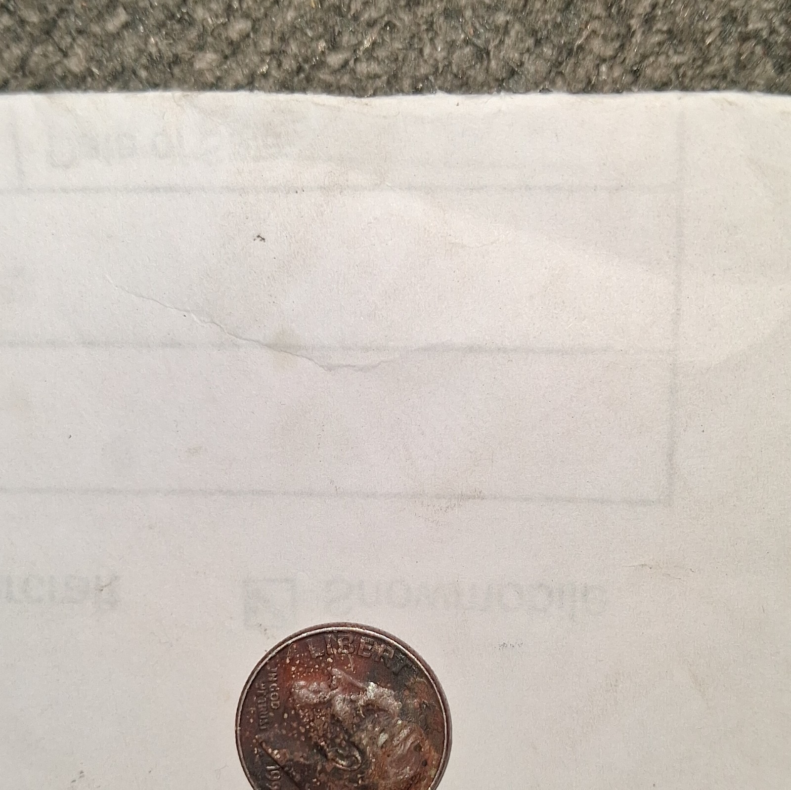 Roosevelt dime, missing clad layer weighs 1.8 grams