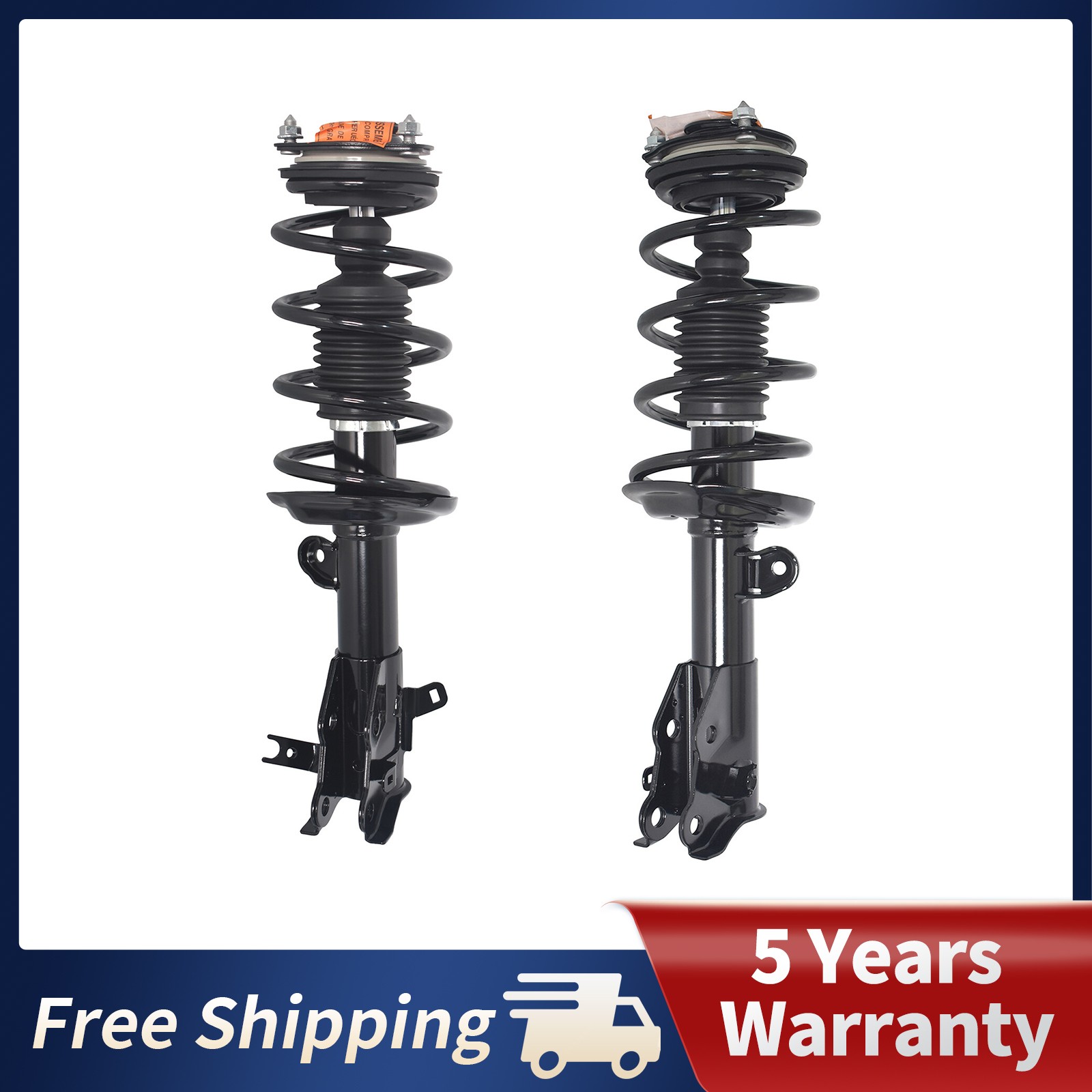 For 2013 2014 2015 Honda Civic 1.8L Pair Front Complete Struts Shocks & Spring