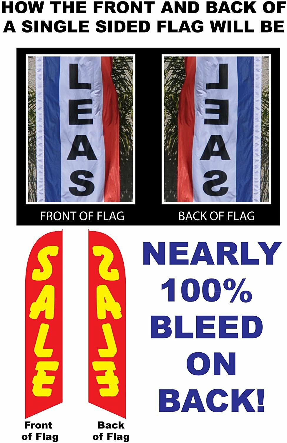 Massage Special Feather Banner Swooper Flag -No Wind Required- Replacement...