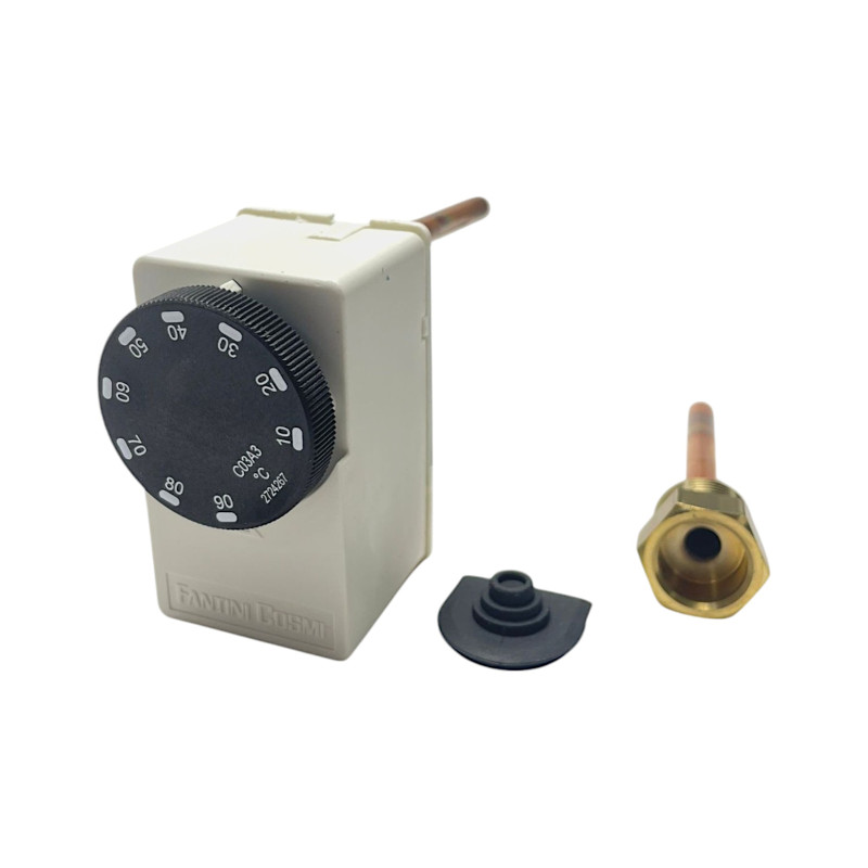 FANTINI C03A3 IMMERSION THERMOSTAT 0-90°C WITH WELL 1/2