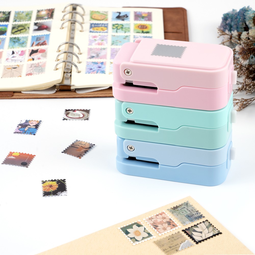 Postage Stamp Edge Paper Punch Craft Punch for Junk Journal & Scrapbooking