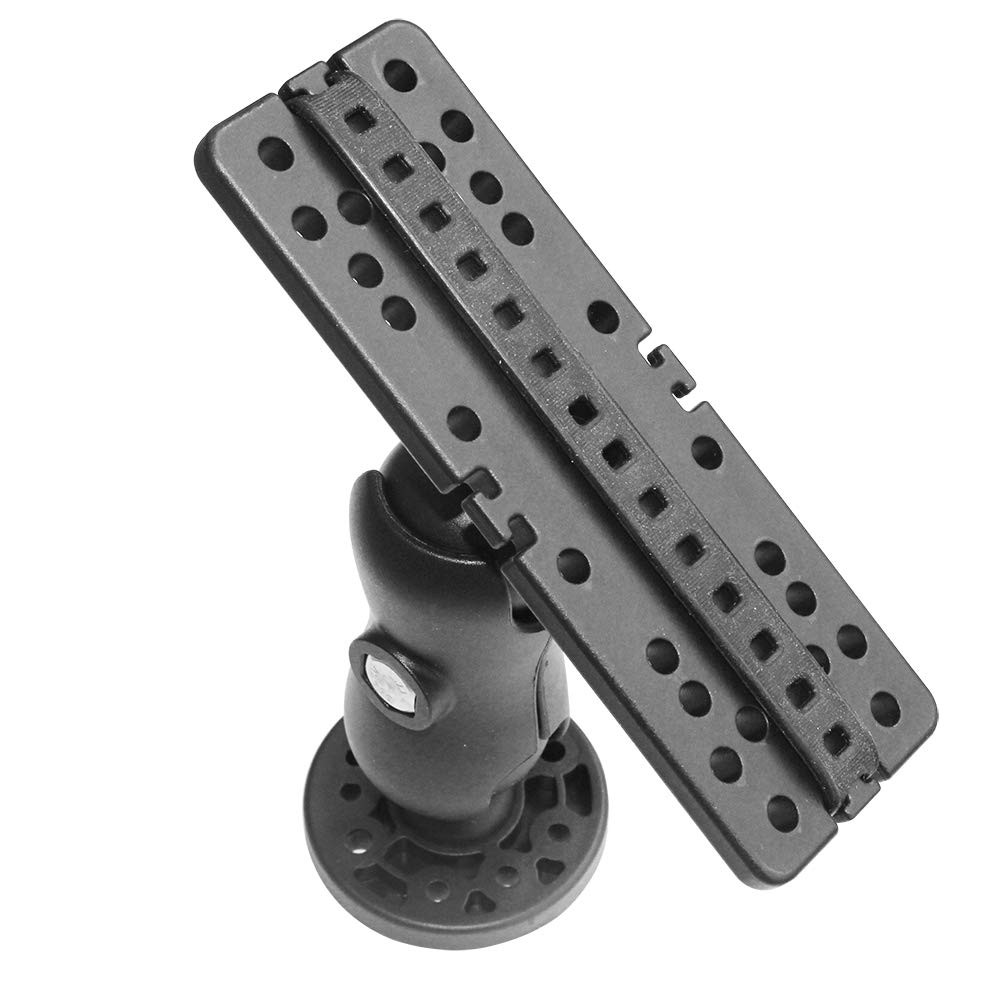 360 Rotate BallMount Fish Finder Universal Mount Plate Detector Bracket