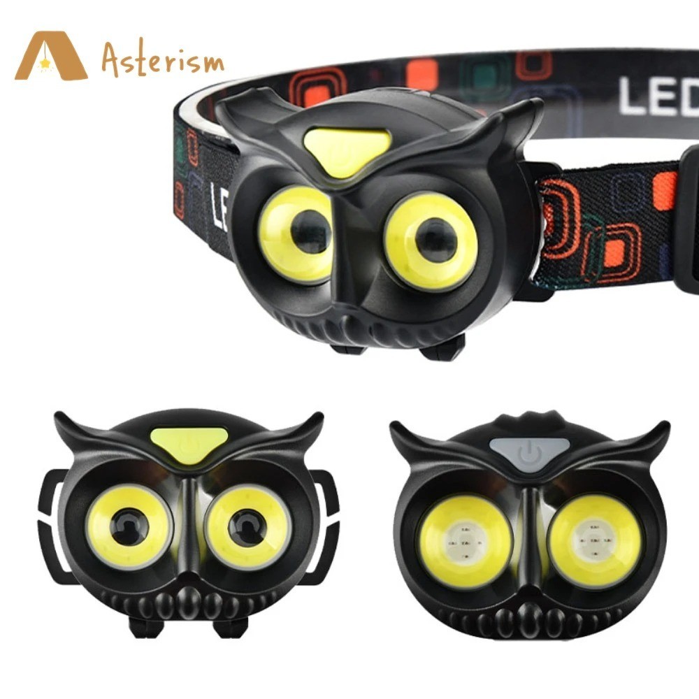 Cob Headlamp Type-c Rechargeable Headlight Portable Rotating Hunting