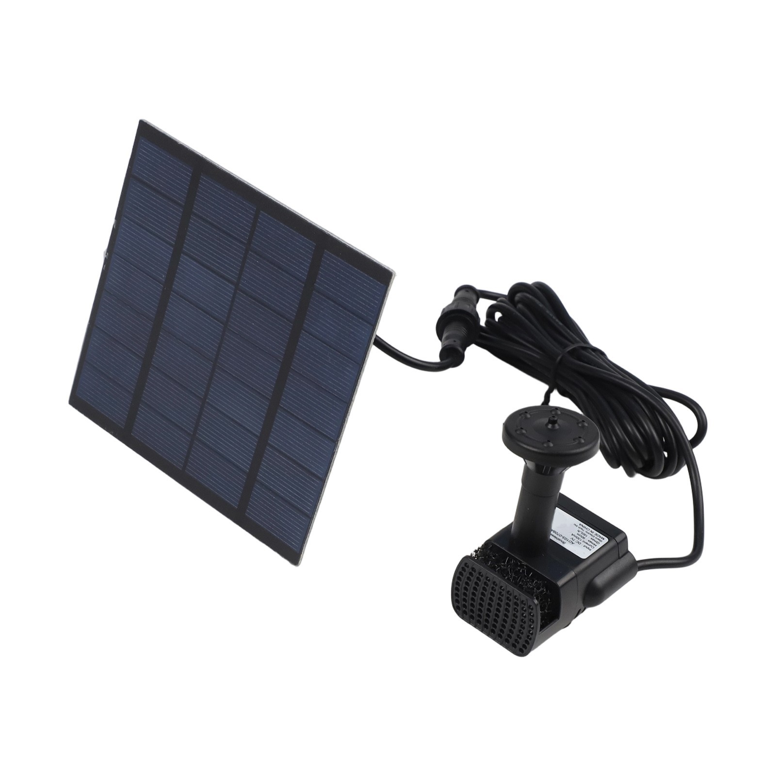 Solar Fountain Pump for Outdoor Use with Four Nozzles and Easy Installation