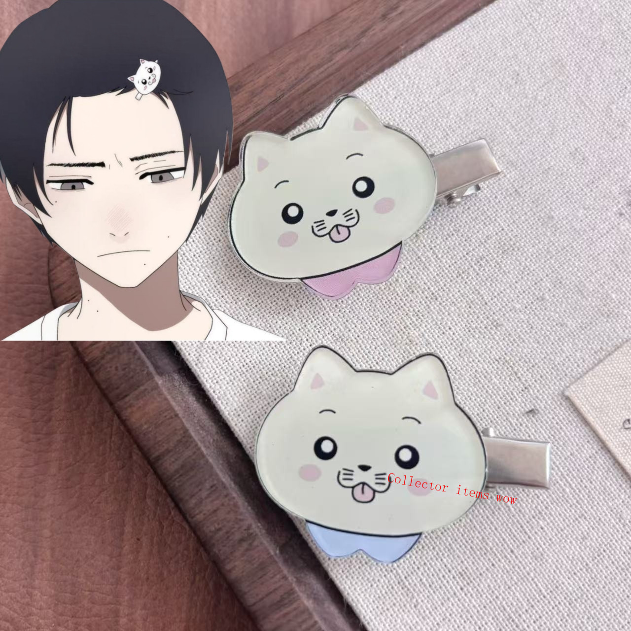 The Summer Hikaru Died Hikaru Tsujinaka Hair Clip Cosplay Hair Accessories 4Pcs
