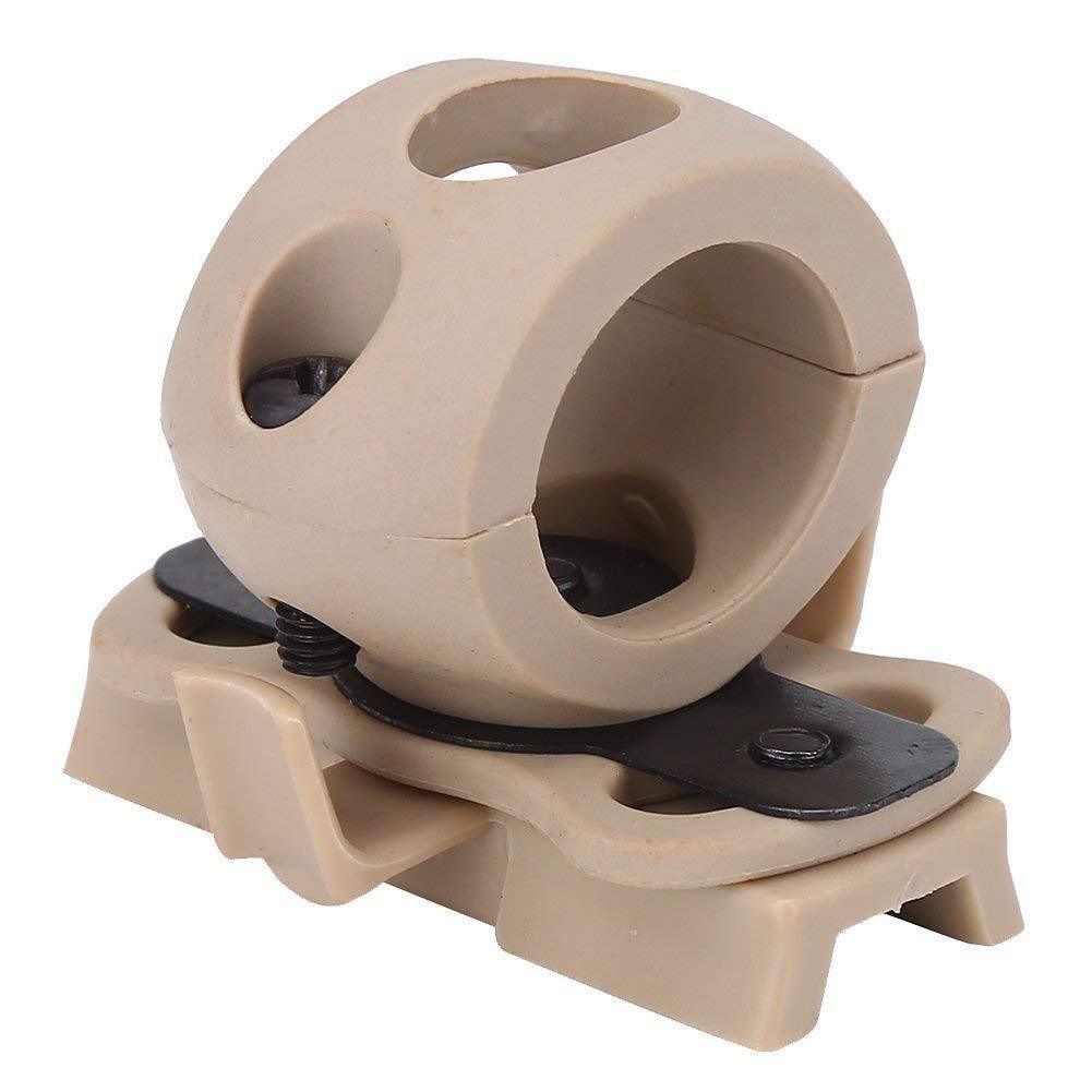 Rotating 1” Flashlight Mount for ARC Rail equipped Helmet Ops-Core Crye AirFrame