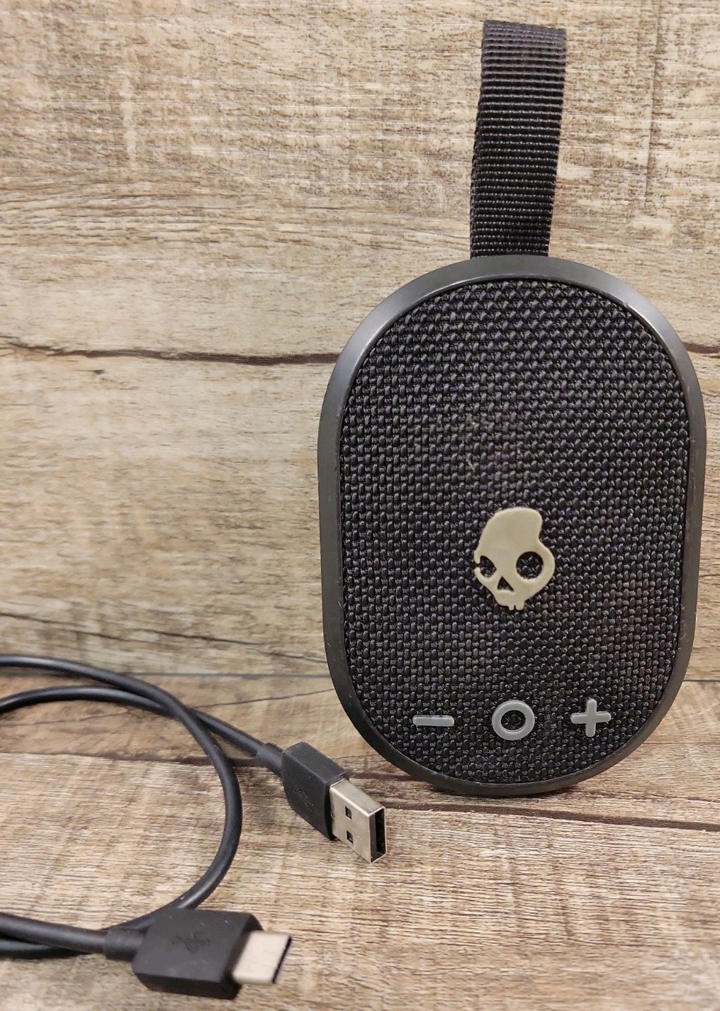 Skullcandy Ounce Wireless Bluetooth Speaker • Black With Charger C port Cord