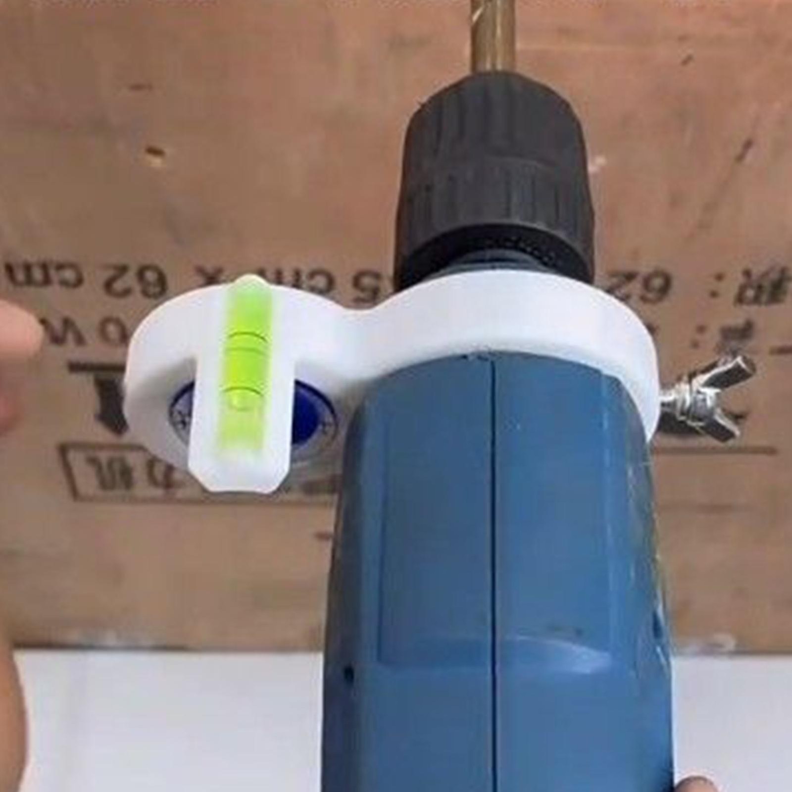 Drill Level Portable Compact Small Circular Bubble Level for Woodworking