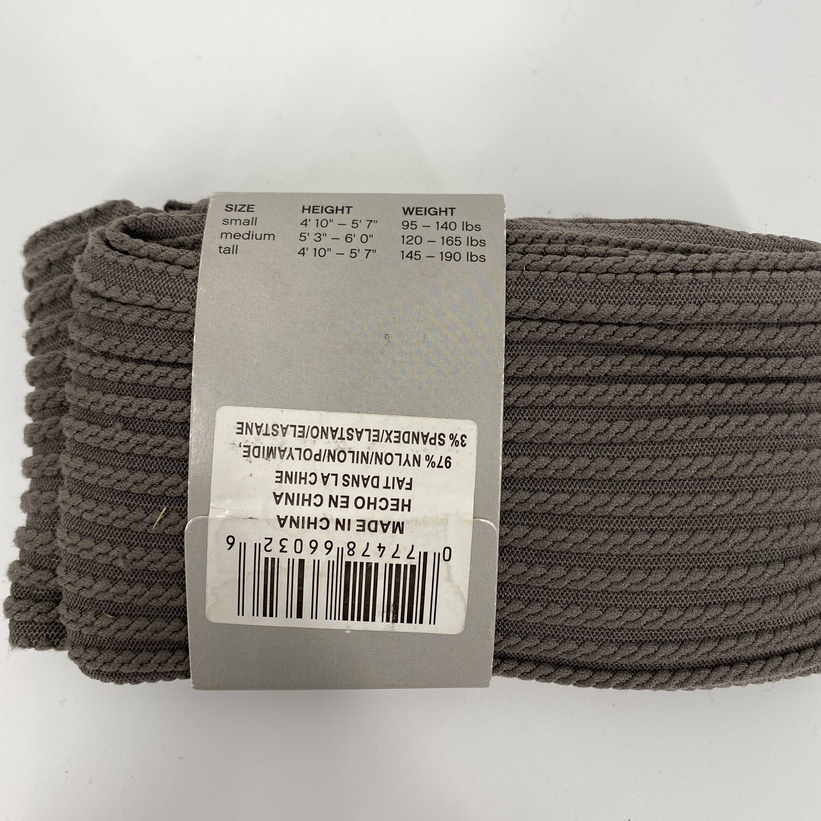 Hanes Women’s Cable Texture Tights Gray size Medium