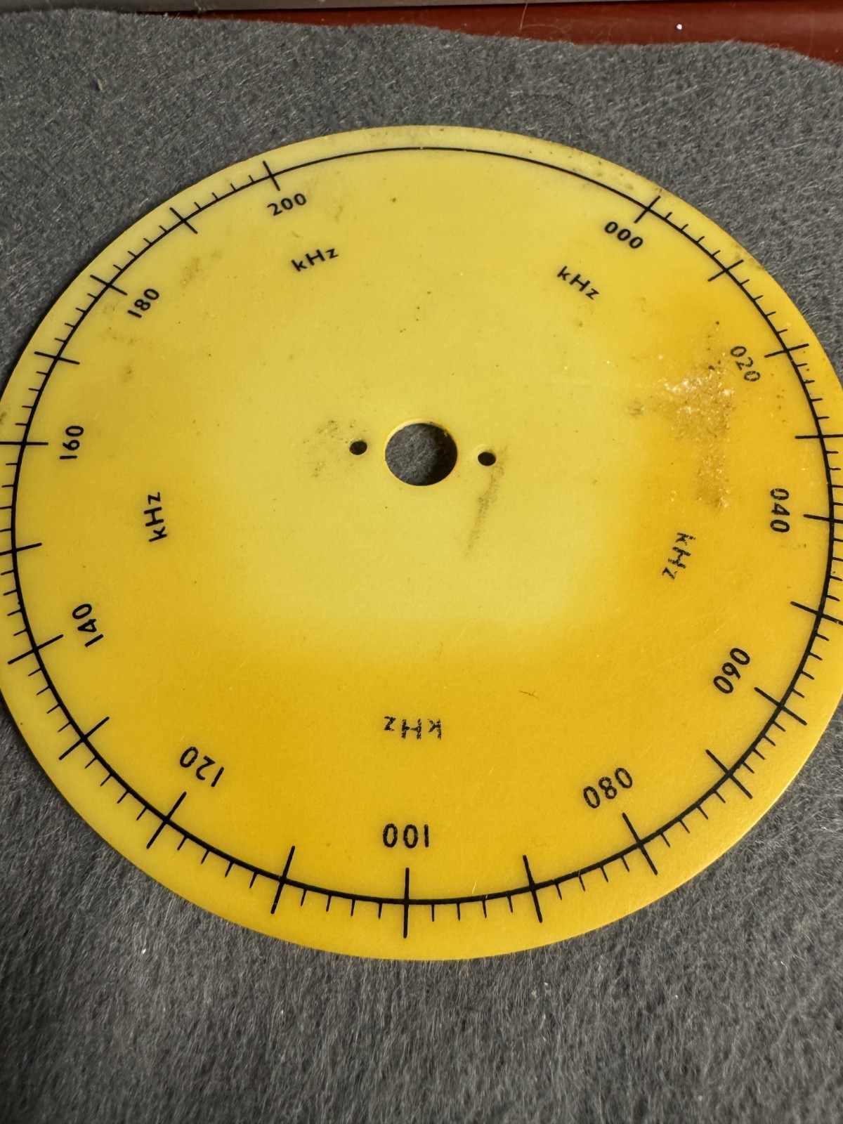 Kw2000A KW2000B Circular Dial Used Tuning Dial #2 sku