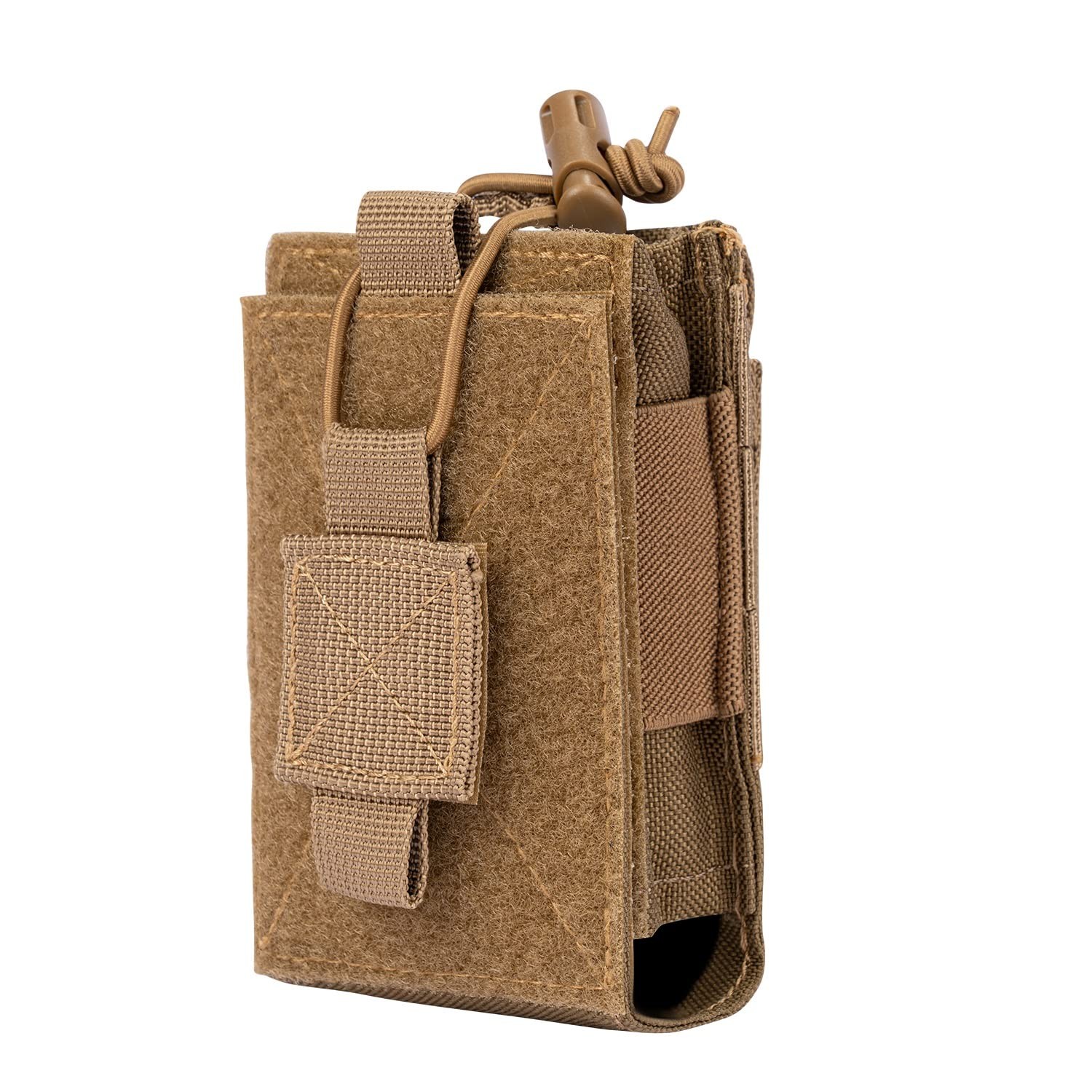 Adjustable Radio Pouch MOLLE Holder for Tactical Duty Belt Ways Radio Holster...