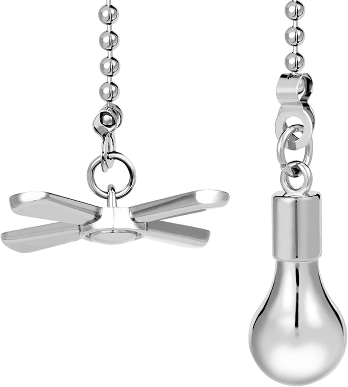 Ceiling Fan Pull Chain Ornaments 13.6 Inches Fan Pulls Extension Chains Set