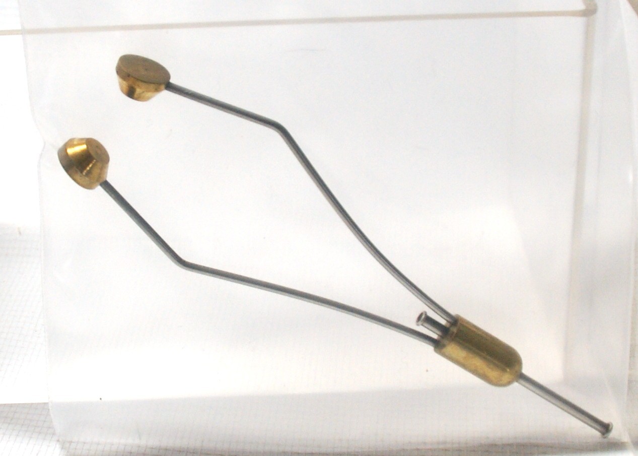 Fly Tying Tool Bobbin Holder Bullet Head Spooled Arc Mouth Stainless #394