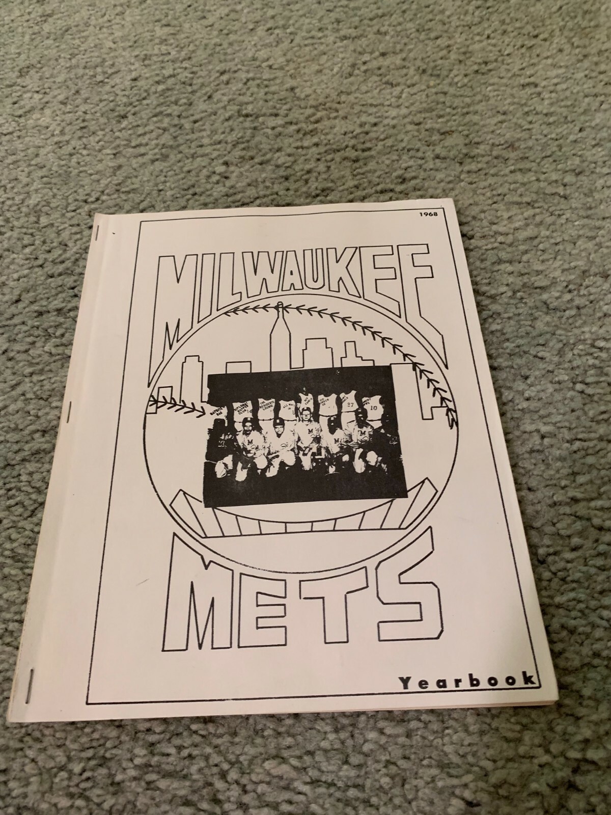1968 Milwaukee Mets ASA Fast Pitch Softball Yearbook Media Guide