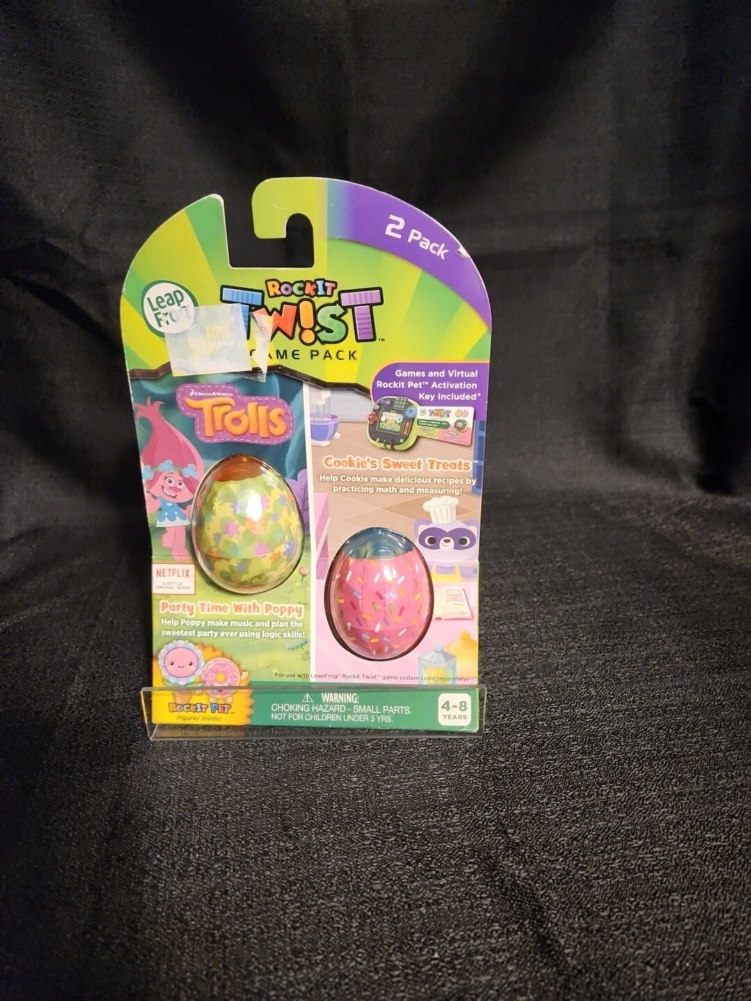 Leap Frog RockIt Twist Game Pack Trolls Party Time Poppy & Cookie's Sweet Treats