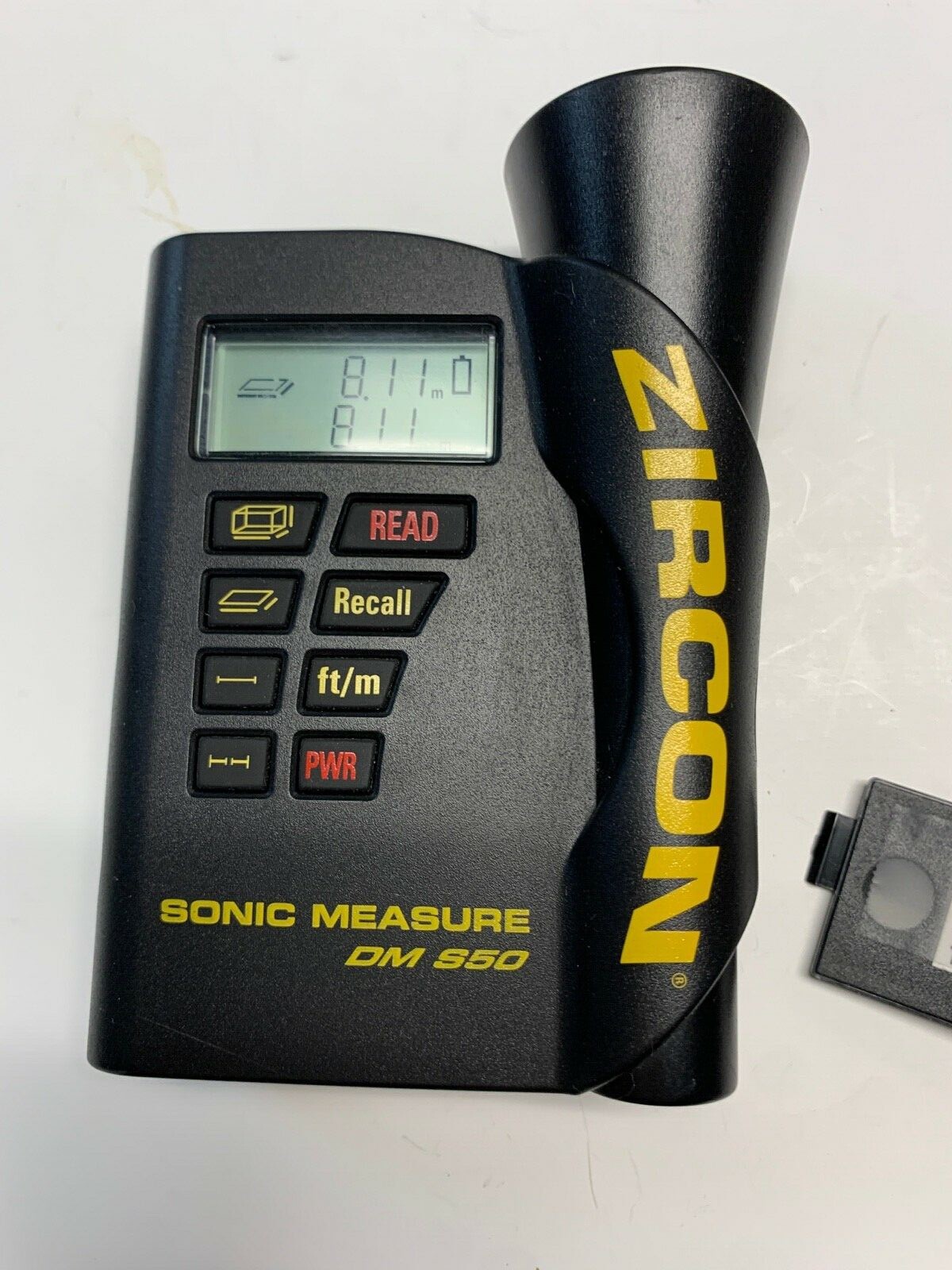 ZIRCON SONIC MEASURE DM S50 SIGNAL RANGE 2-50 FT TAKES 9V BATTERY