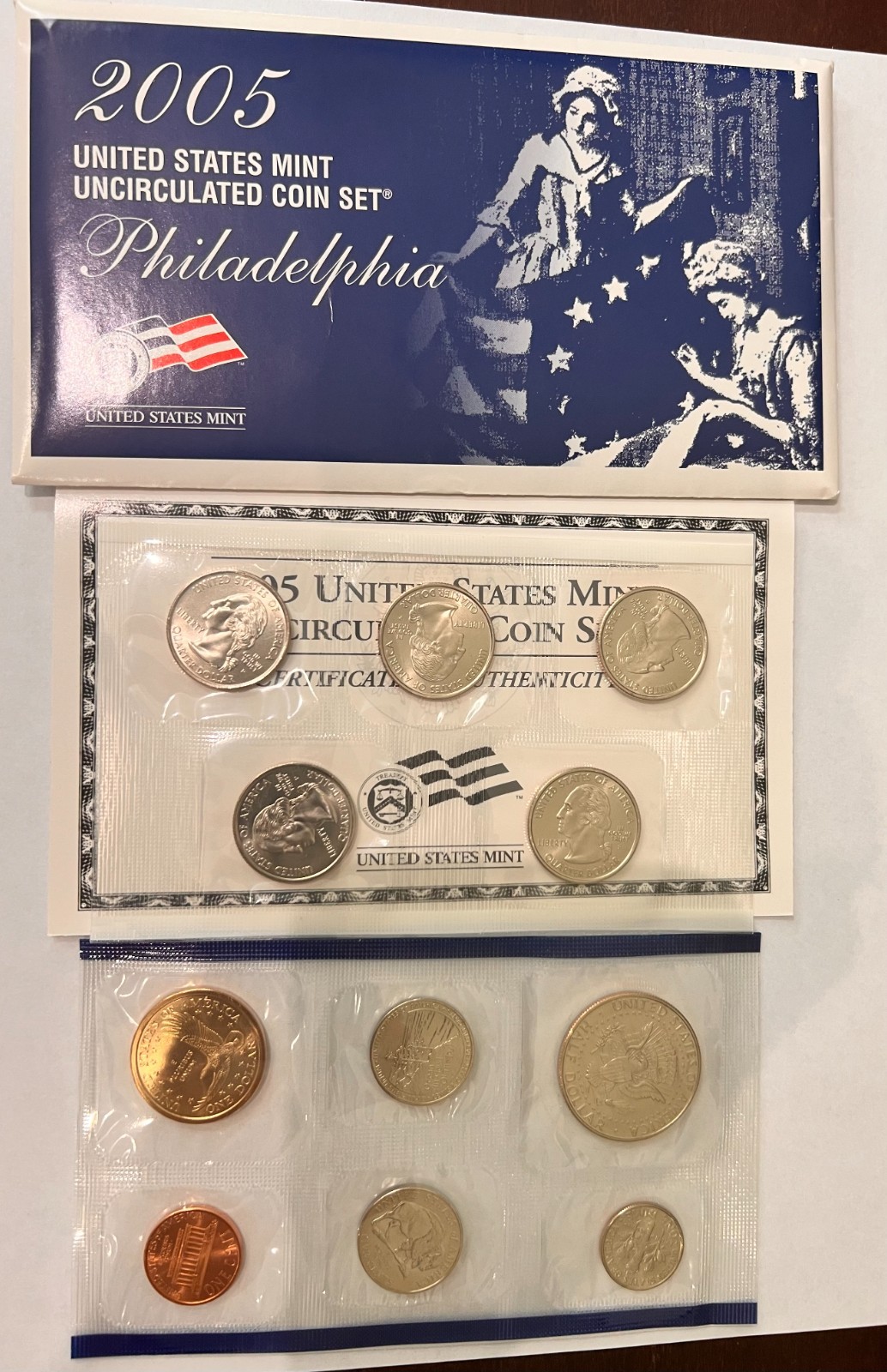 150 Sets - 2005 P & D US Mint Coin Set in NEVER OPENED US Mint Box ~ SEALED