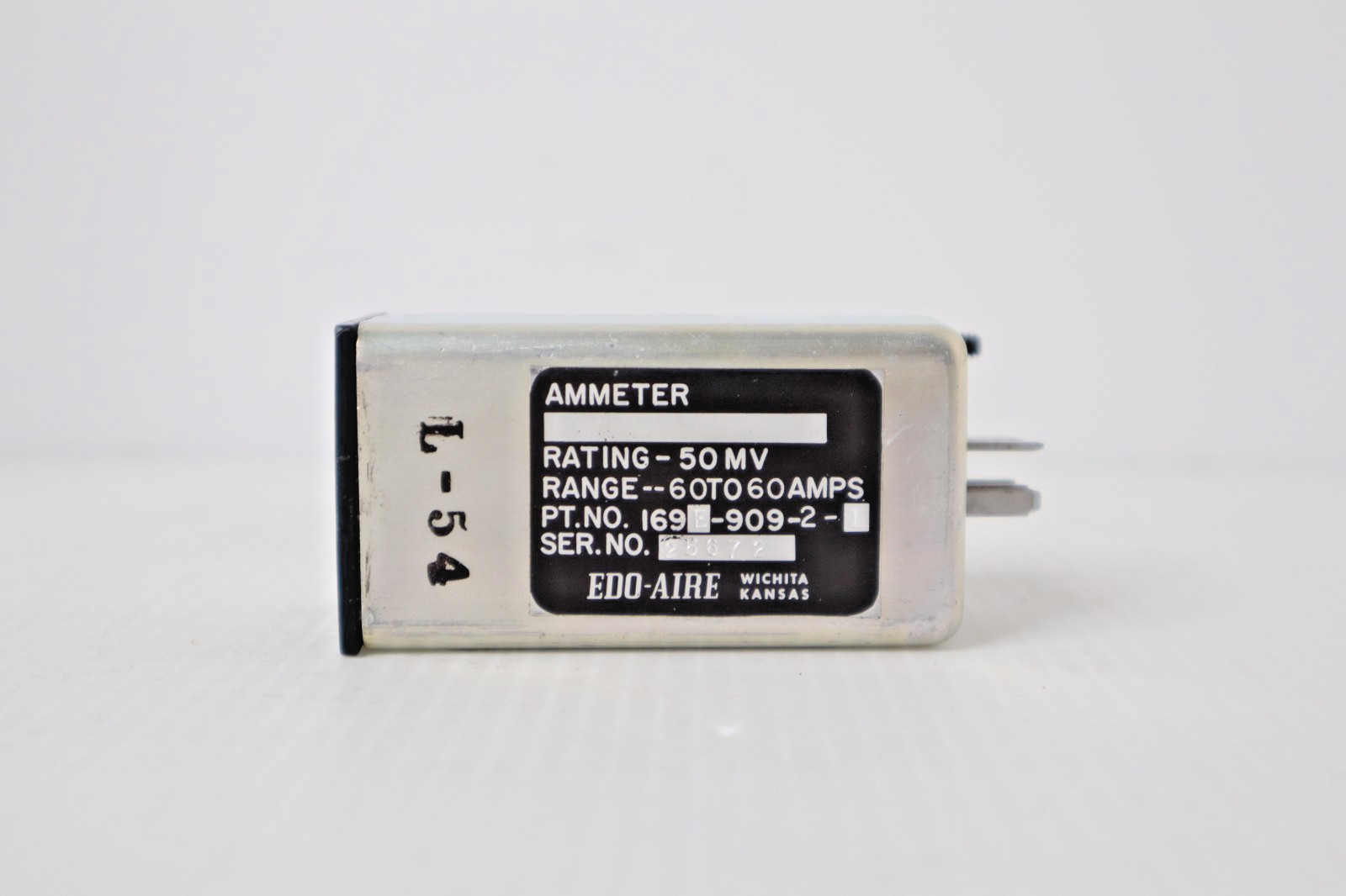 Edo-Aire 169E-909-2-1 Ammeter Indicator