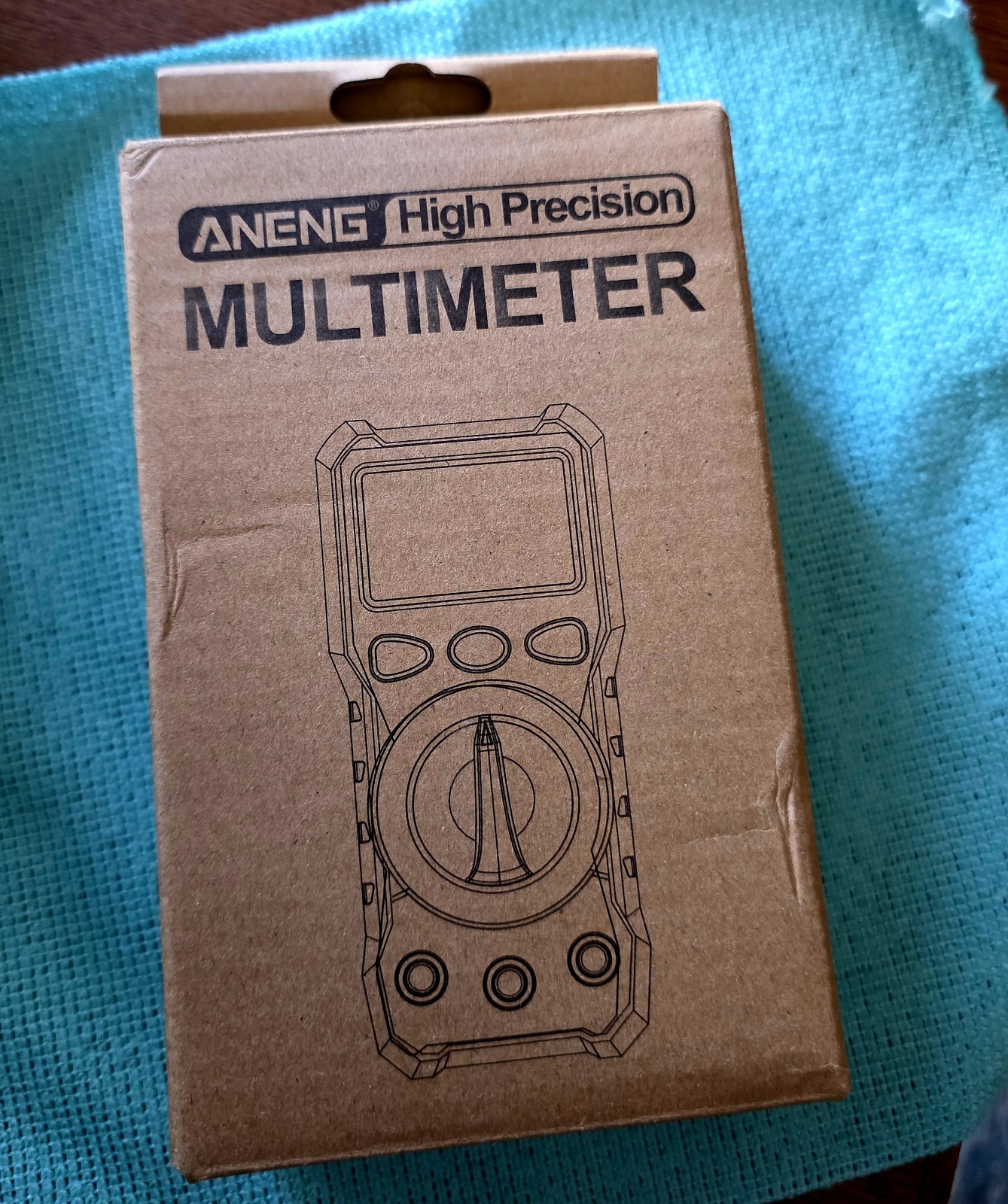 Z1) ANENG Digital Multimeter DC AC Voltmeter Ohm Volt Amp Black