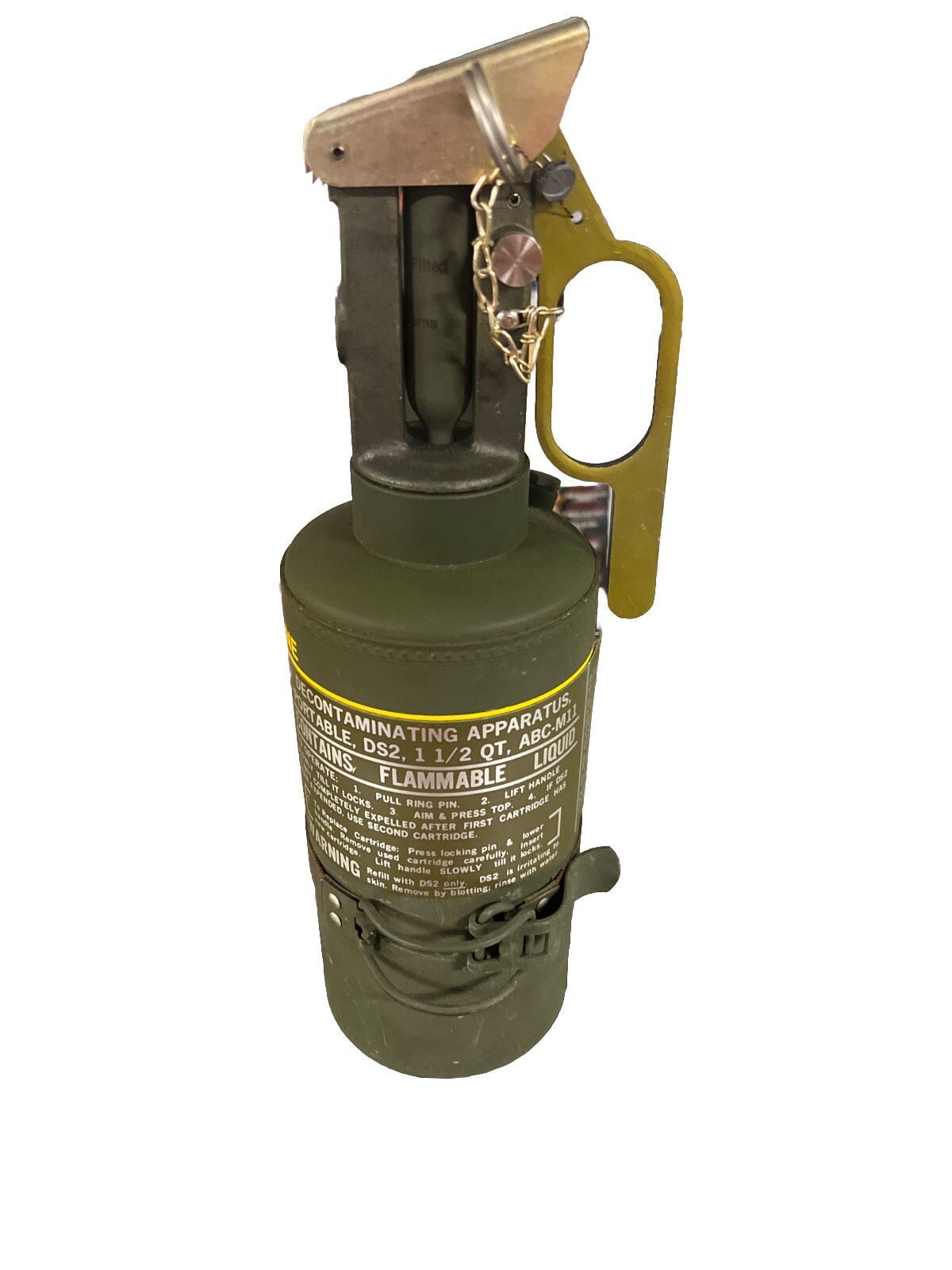 1984 US Army Chemical Corps Military Decontaminating Apparatus 4230-720-1618 #1