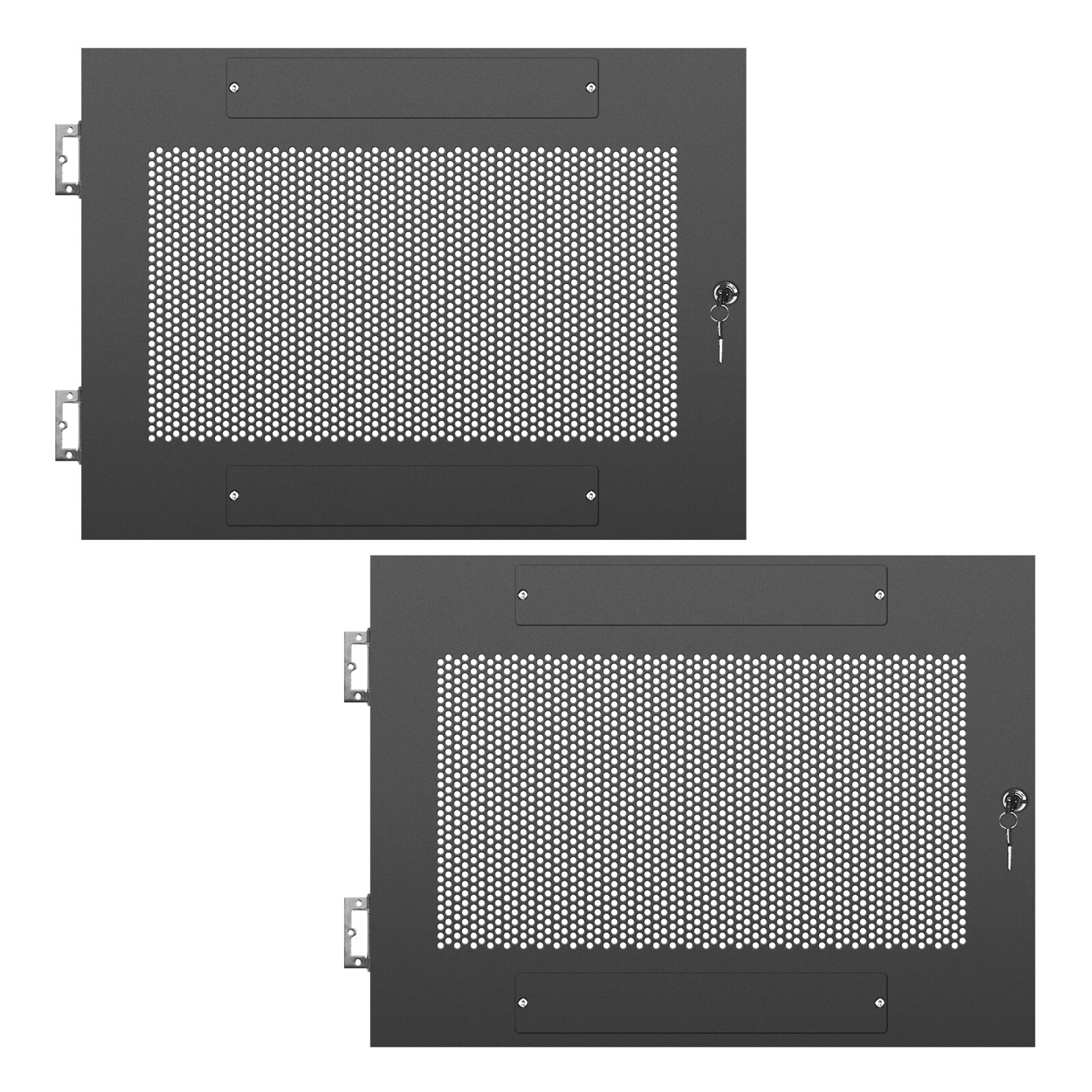 Sound Town Server Rack Doors, for STRK-M8U Server Rack (STRK-DS8U)