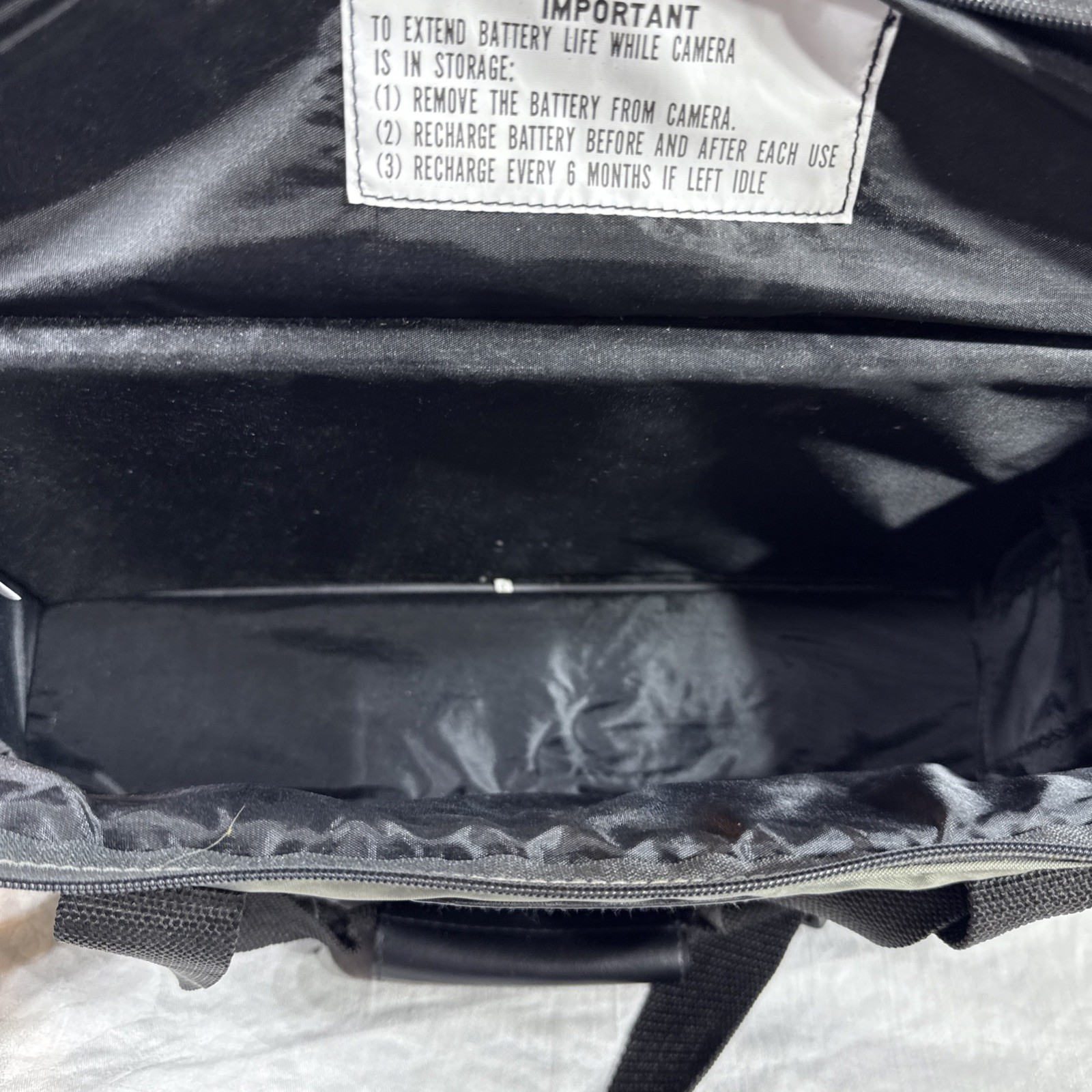 Sharp Slimcam LV -L64U VHS Camcorder Bag