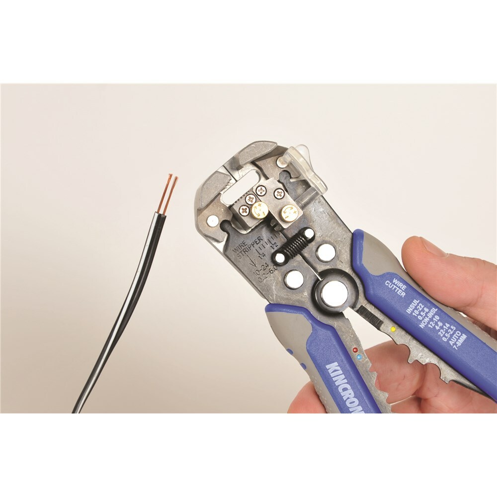 KINCROME Automatic Electrical Wire Stripper Crimper Cutter 200mm (8") PRO K4001
