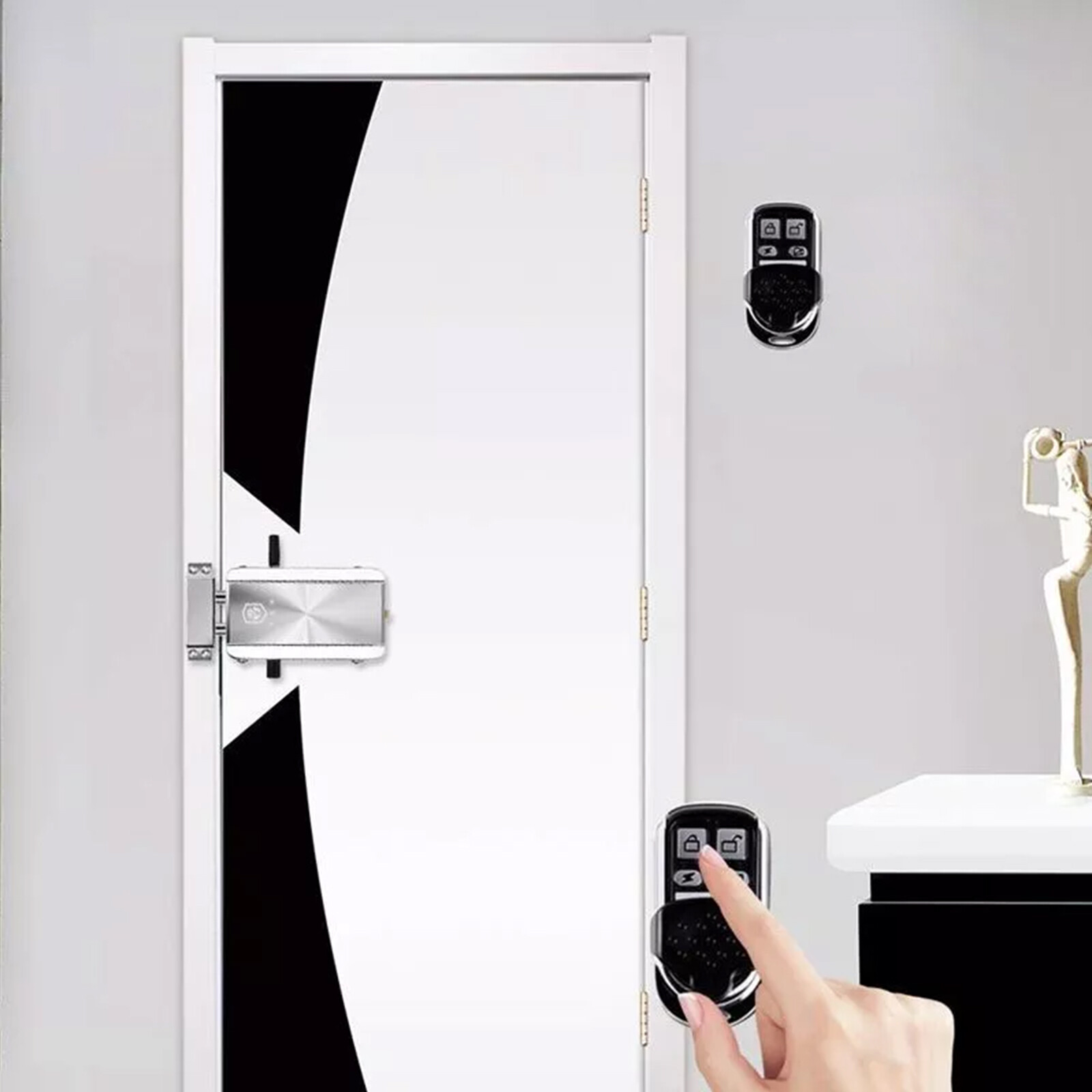 Bluetooth Remote Wireless Smart Door Lock Control Hidden Keyless Door Lock