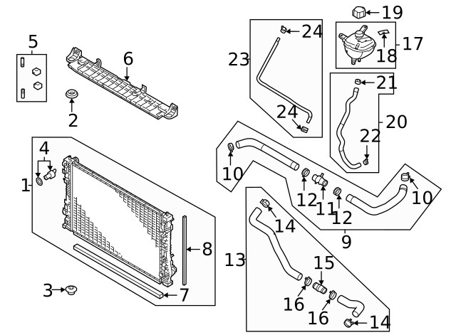 Genuine Mitsubishi Lower Pipe Clamp 1370B636