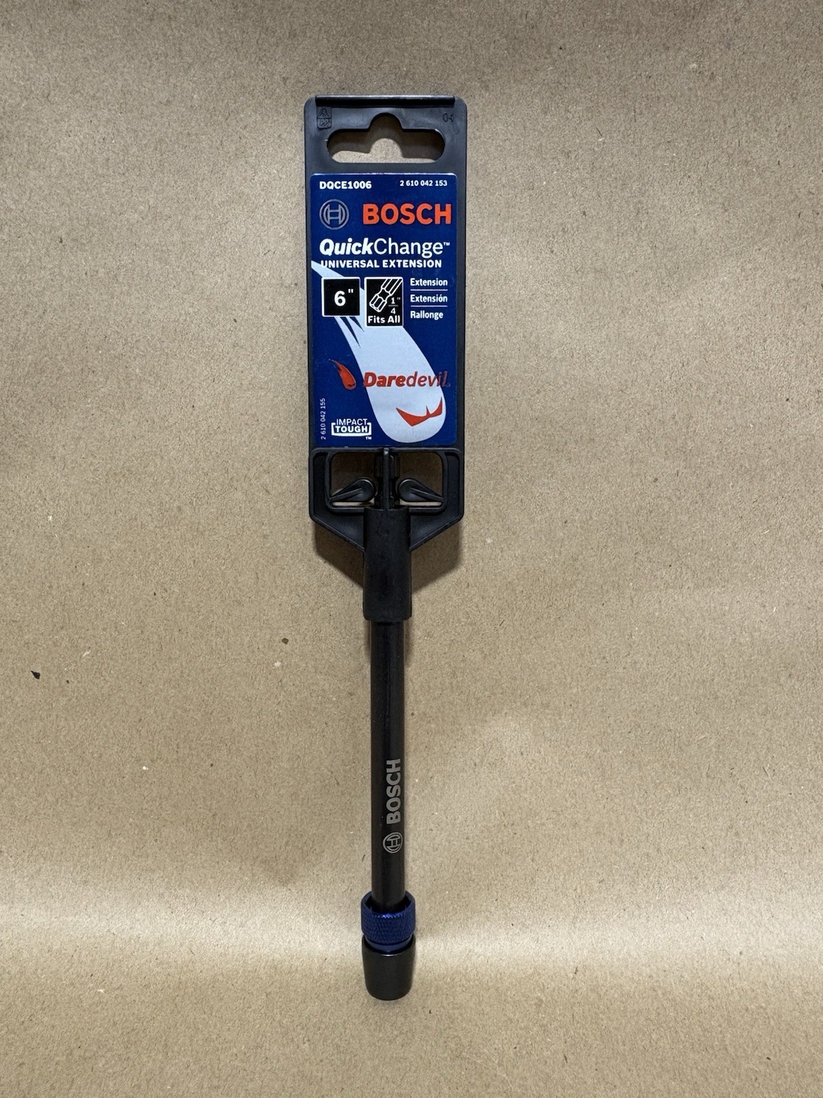 Bosch DQCE1006 Daredevil QC Spade Drill Bit 6 Inch 1/4" Shank Extension