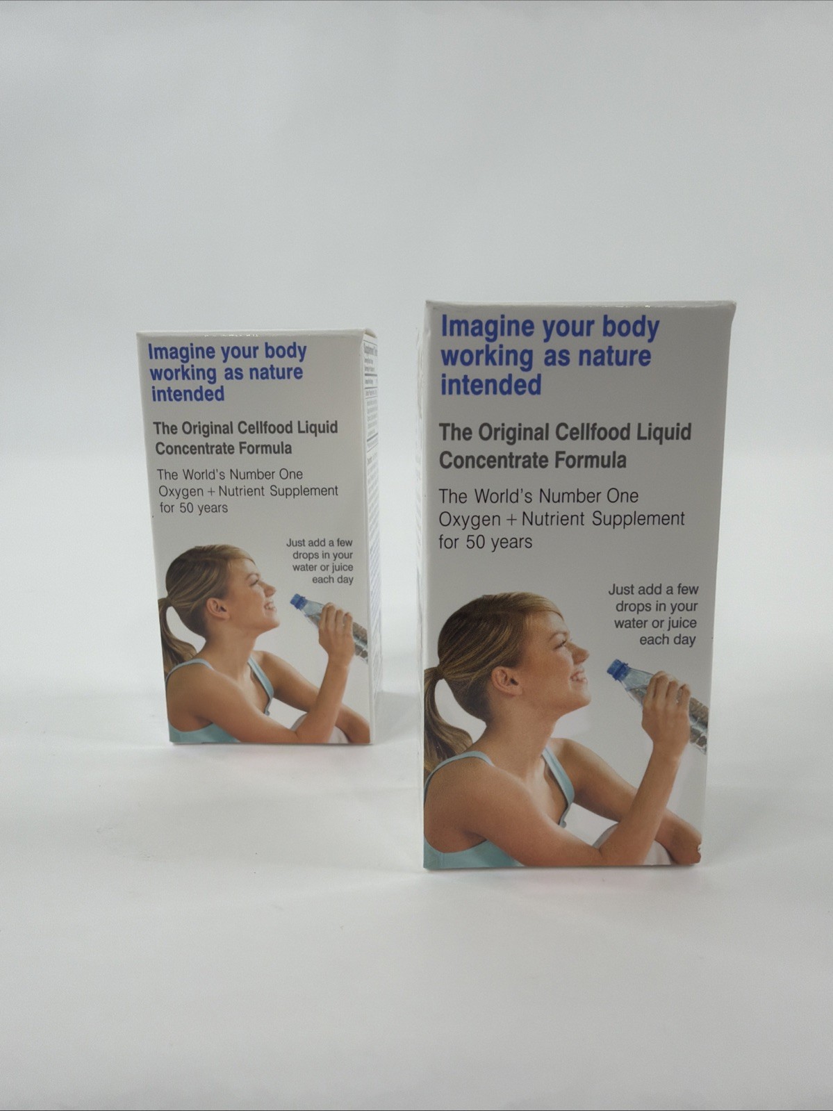 (Lot Of Two)Bottles CELLFOOD ORIGINAL 1 FL Oz  OXYGEN ENERGY by Lumina Health