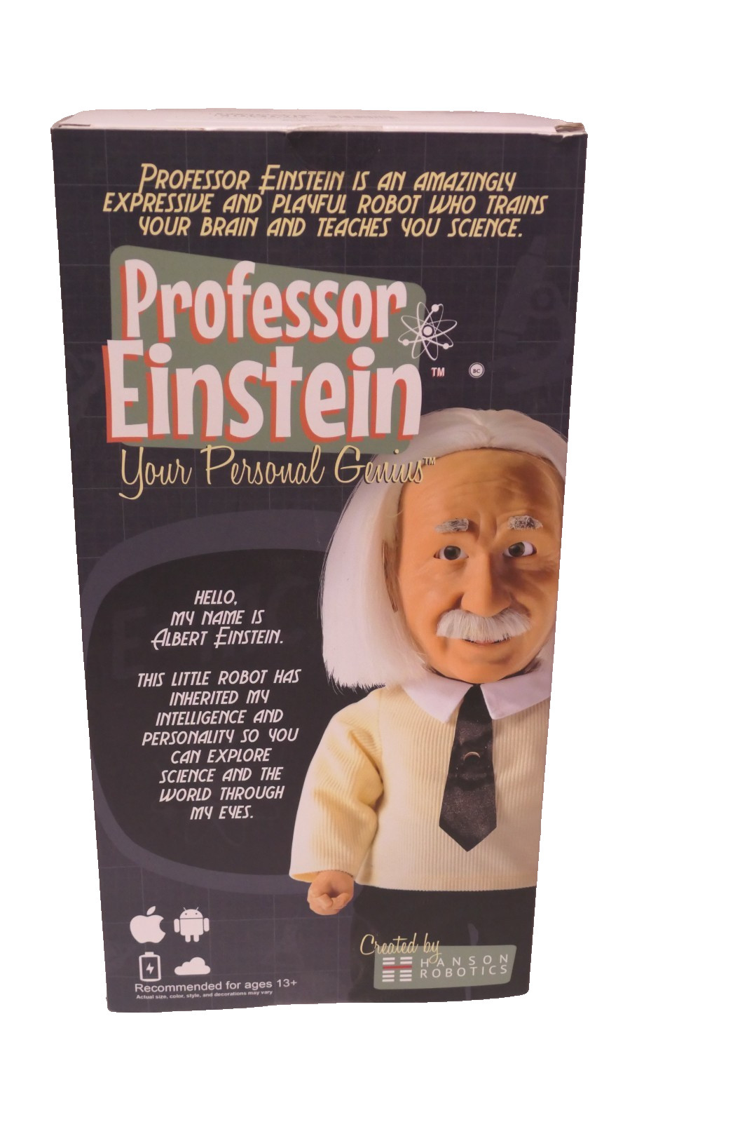 Professor Einstein Interactive Robot Tutor Your Personal Genius! New Open Box