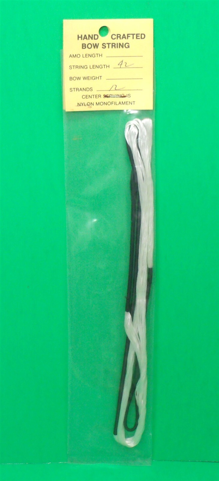 New Bowstrings by Binney Replacement String for Teardrop Cable Bows - 42" 12 str