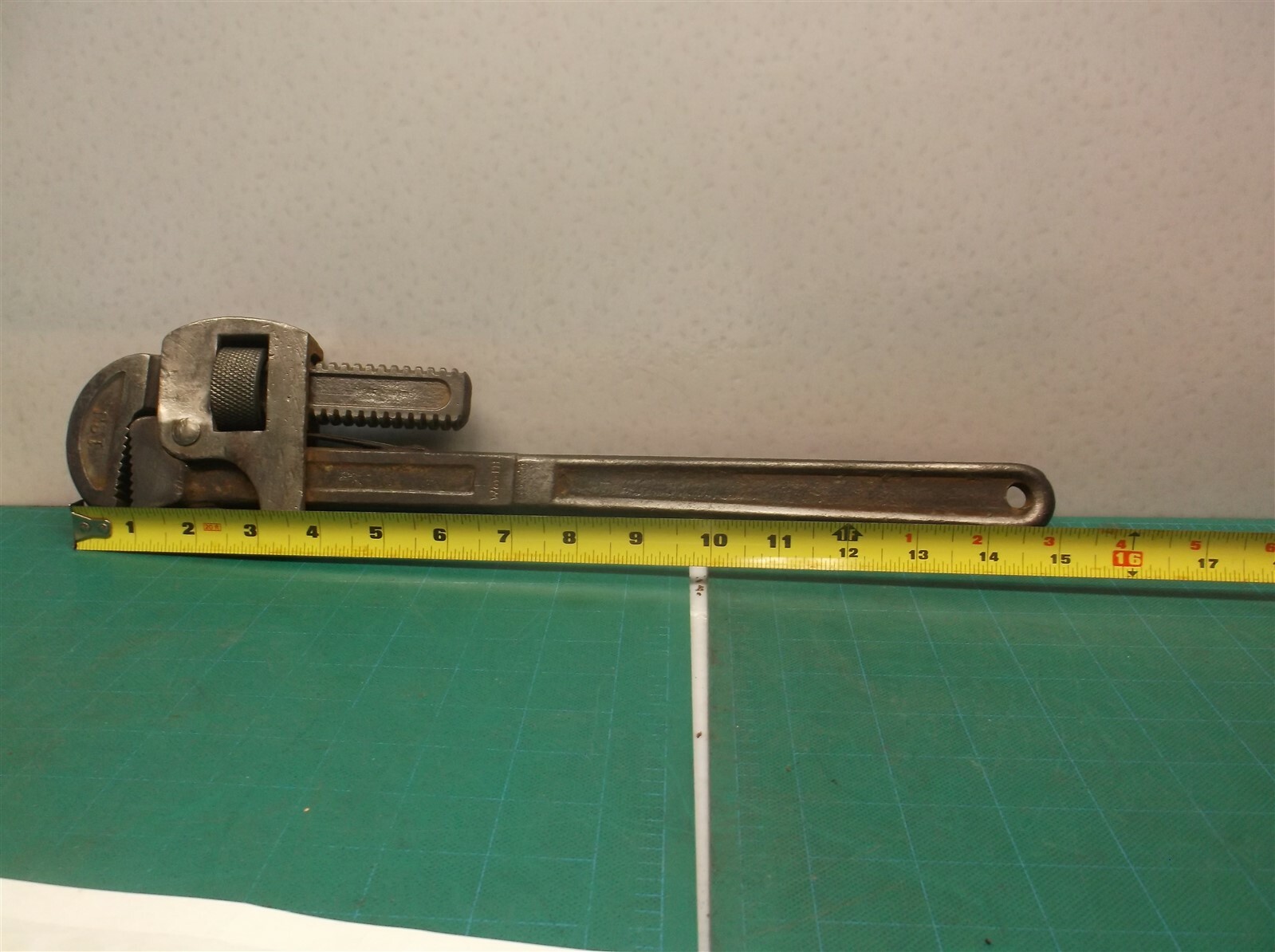 Vintage Antique Adjustable Monkey Pipe Wrench - Worth Hardware
