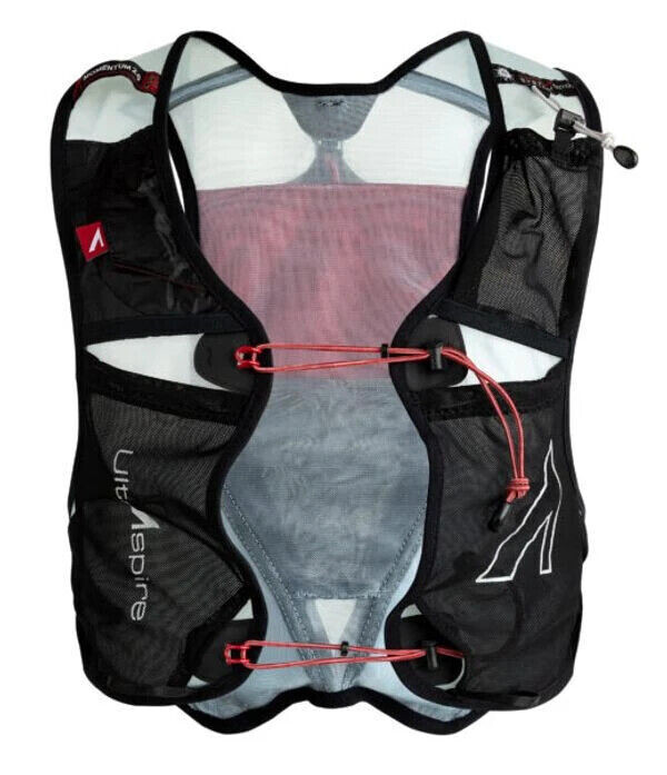 Ultraspire Momentum 2.0 Lightweight Hydration Pack, Running Vest, Black, Large