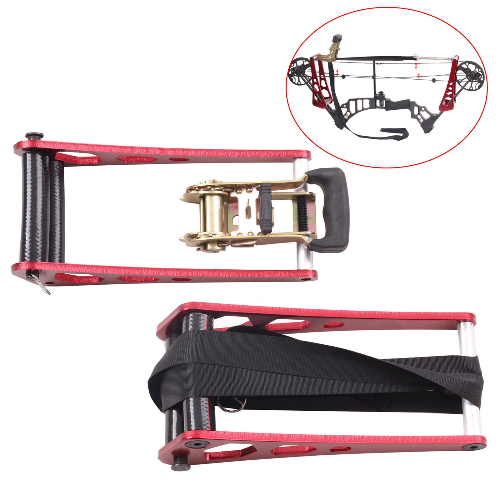 Compound Bow Press Ratchet-Loc Archery Bow Opener Accessories Aluminum Alloy