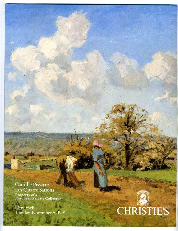 Christie's Camille Pissarro Las Quatre Saisons Auction Catalog New York 1991
