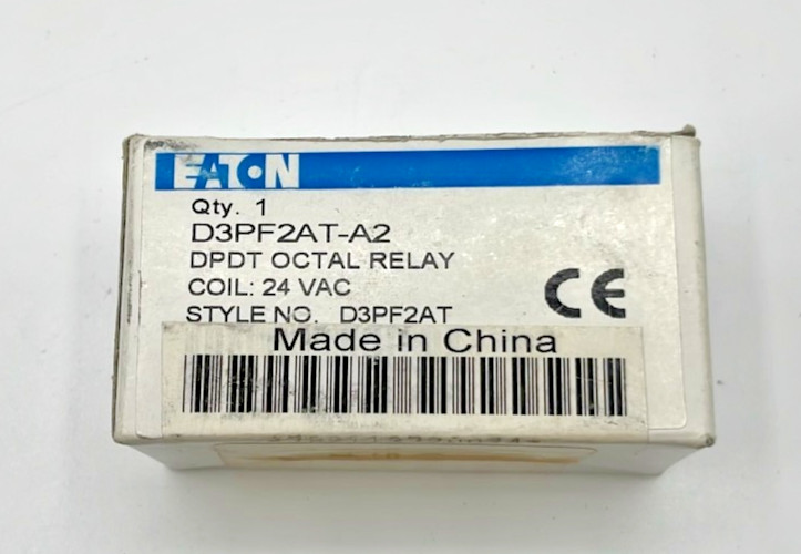 EATON D3PF2AT-A2 24VAC Relay NEW OLD STOCK