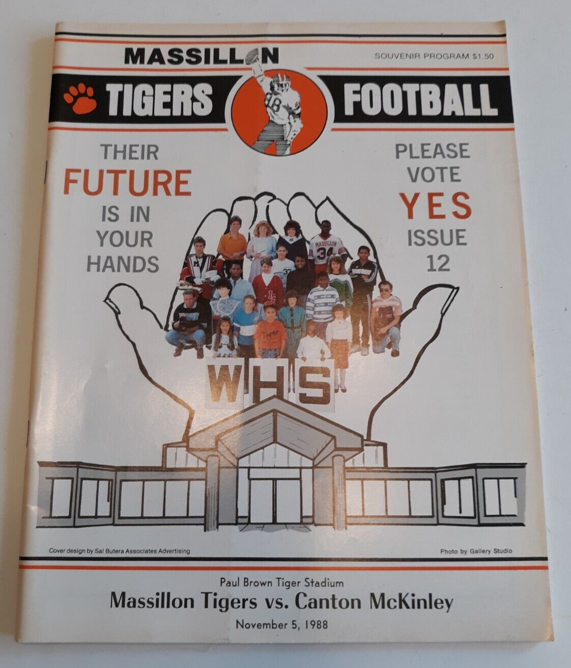 Massillon Ohio vs Canton McKinley football program Nov 5, 1988
